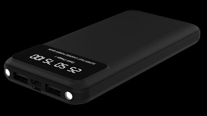 SEPL 10000 mAh 12 W Power Bank (Black, Lithium Polymer, Fast Charging for Mobile)