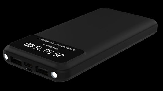 SEPL 10000 mAh 12 W Power Bank (Black, Lithium Polymer, Fast Charging for Mobile)