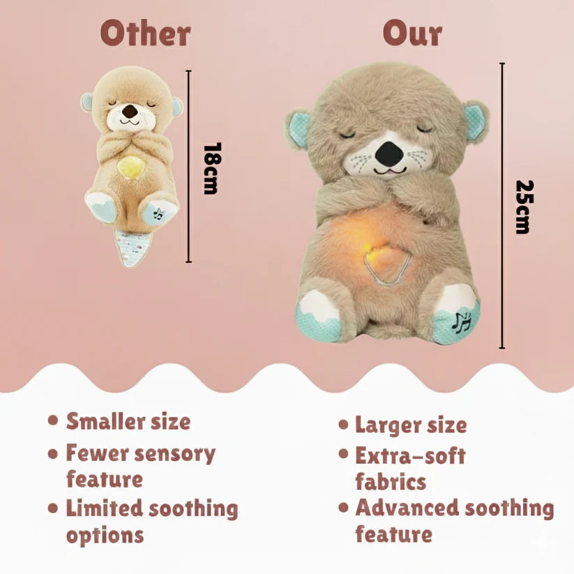 Breathing Teddy Bear with Soothing Music, Comfort Plush