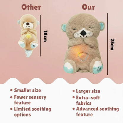 Breathing Teddy Bear with Soothing Music, Comfort Plush