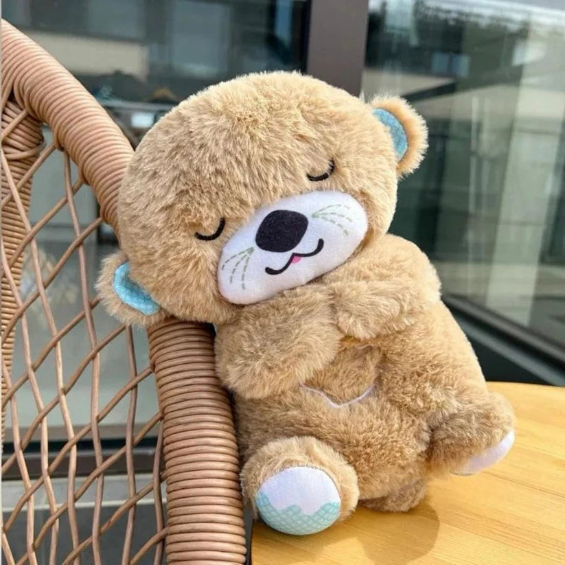 Breathing Teddy Bear with Soothing Music, Comfort Plush