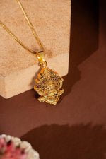 Load image into Gallery viewer, Durga Mataji Face Pendant with Chain
