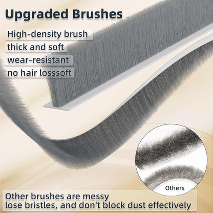 Door Draft Stopper With Brush