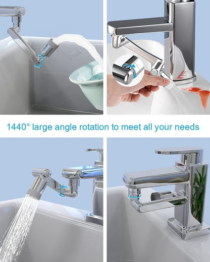 Rotating Faucet Extender Aerator, Universal Splash Filter Faucet