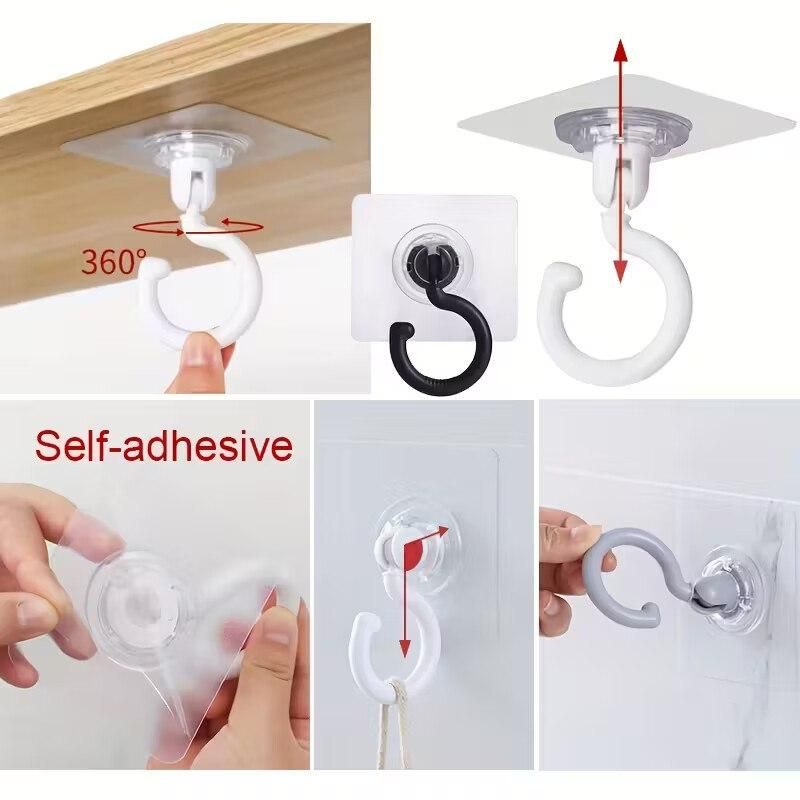 5pcs Rotating Ceiling Hooks