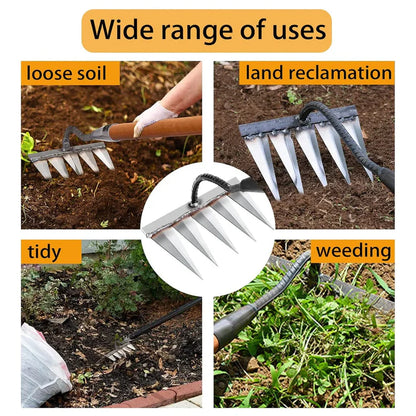 5 Teeth (1427)Carbon Steel Garden Weeding