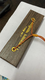 Load image into Gallery viewer, Wooden Hanuman Chalisa Book In Ancient Manuscript
