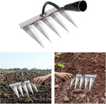 Load image into Gallery viewer, 5 Teeth Carbon Steel Garden Weeding
