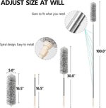Load image into Gallery viewer, Microfiber Duster for Cleaning Telescopic Extension Long Pole Bendable Head, Scratch-Resistant Cover
