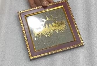 HEALING ZONE 7 Horses on Raw Pyrite Frame  Pack 2