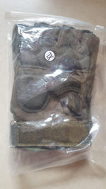 Load image into Gallery viewer, Non-Slip Half Finger Rubber Knuckle Motorcycle Gloves
