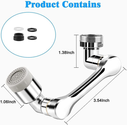 Rotating Faucet Extender Aerator, Universal Splash Filter Faucet