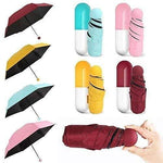 Load image into Gallery viewer, WeatherShield | Capsule UV Protection Umbrella For Rain &amp; Sun Protection
