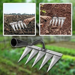 Load image into Gallery viewer, 5 Teeth Carbon Steel Garden Weeding
