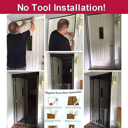Magnetic Mosquito Screen Door (Premium Quality)