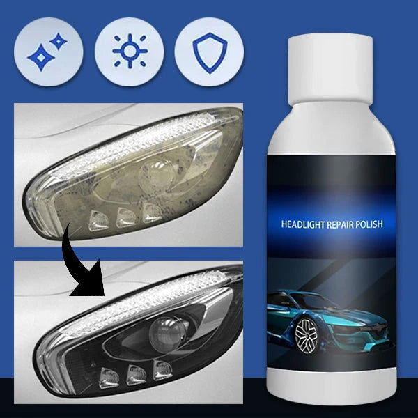 Car Headlight Repair Fluid, Scratch Remover 🔥 BUY 1 GET 1 FREE 🔥
