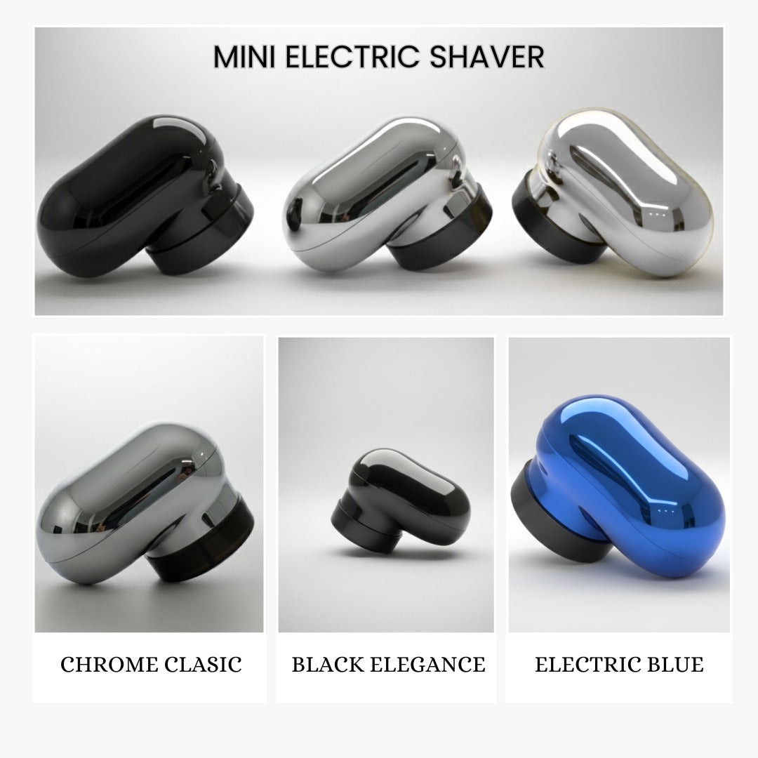 Mini Electric Shaver with LED Power Display
