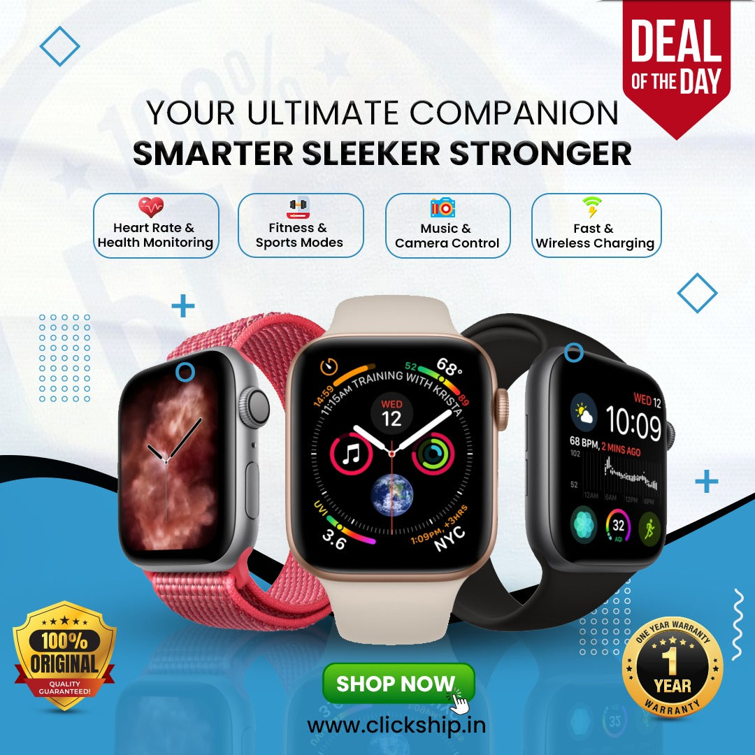 Pre-Sale Exclusive: Fashion + Tech Combo (Smartwatch + Wireless Earbuds + Tee-Shirt , Diwali Festive Gift)