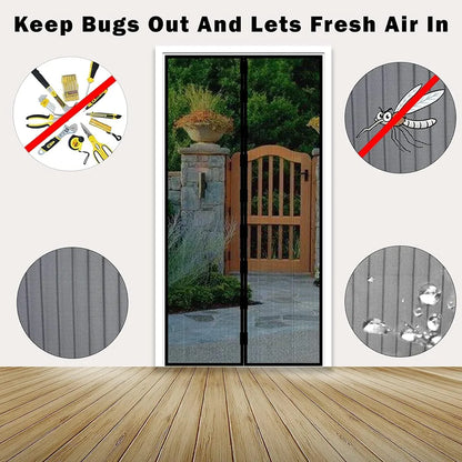 Magnetic Mosquito Screen Door (Premium Quality)