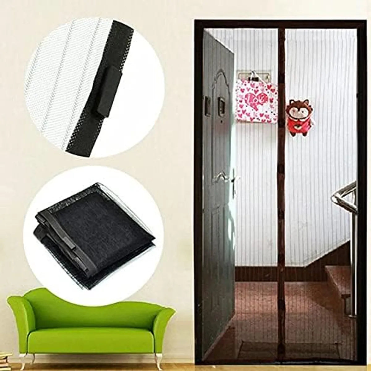 Magnetic Mosquito Screen Door (Premium Quality)