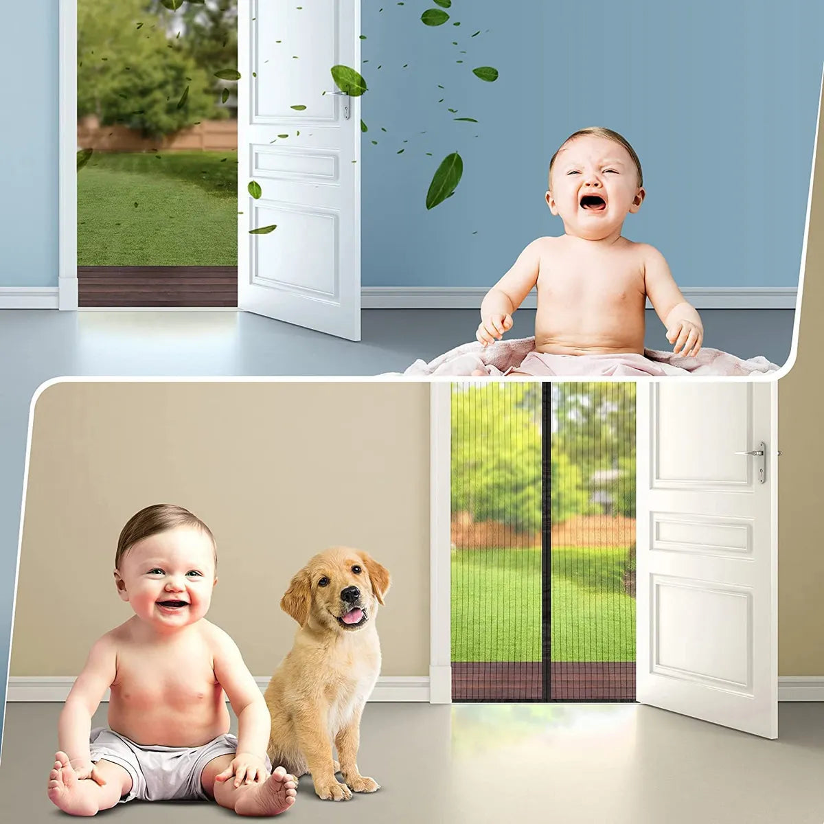 Magnetic Mosquito Screen Door (Premium Quality)